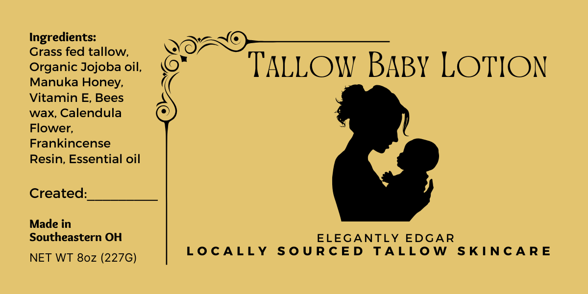 Tallow Baby Lotion